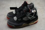 Off White x Air Jordan 4 Retro Bred CV9388-001 - Image 10