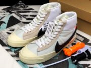 NIKE BLAZER MID OFF-WHITE AA3832-100 - Image 3