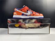OFF-WHITE X NIKE SB DUNK LOW ORANGE PERPLE WHITE CT0856-801 - Image 2