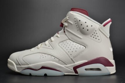 Air Jordan 6 Retro “Maroon” white 384664-116