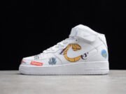 AIR FORCE 1 MID NBA WHITE AQ8017-100