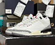 Air Jordan 3 White Cement Reimagined Shoes DN3707-100 - Image 9