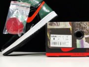 SoleFly x Air Jordan 1 Retro High OG Black/Team Orange-Fir AV3905-038 - Image 4