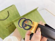 GUCC Wallet & Belt Set(3.8 CM) - Image 9