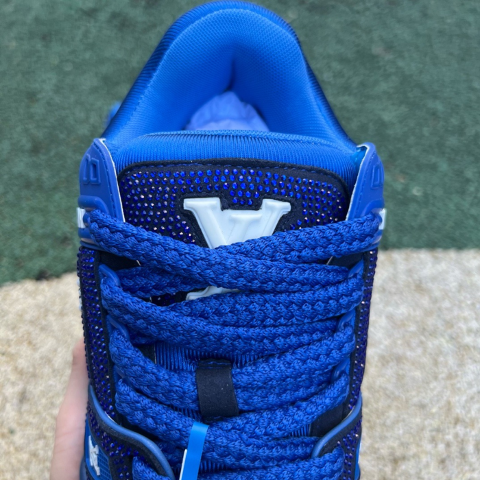 LV TRAINER MAXI Full of diamonds blue - Image 7