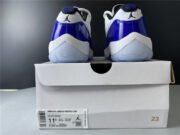 Air Jordan 11 Retro Low White Concord AH7860-100 - Image 9
