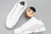 Air Jordan 13 Low“Pure Money” white mens 310810-100 - Image 4