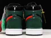 SoleFly x Air Jordan 1 Retro High OG Black/Team Orange-Fir AV3905-038 - Image 5