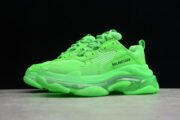BLCG Triple S Neon Green Clear Sole 544351 W09OL 3801 - Image 2