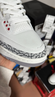 Air Jordan 3 White Cement Reimagined Shoes DN3707-100 - Image 4