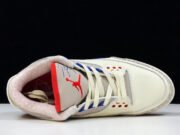 Air Jordan 3 Retro "CHARITY GAME" sail red mens 136064-140 - Image 5