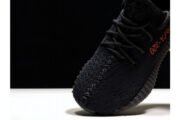 ADIDAS KIDS YEEZY BOOST 350 V2 BLACK RED (INFANT) Kid-BB6372 - Image 2