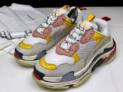 BLCG Triple S Cream Yellow Red 524038 W09O5 9035 - Image 2