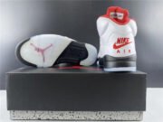 Air Jordan 5 Retro Fire Red Silver Tongue (2020) DA1911-102 - Image 9