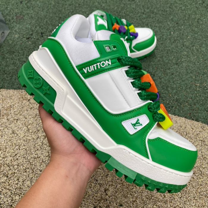 LV TRAINER MAXI White-green - Image 1