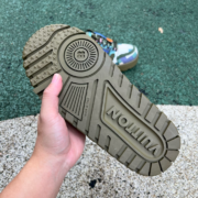 LV TRAINER MAXI Colored plaid army green - Image 5