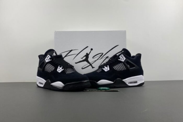 Air Jordan 4 Retro White Thunder FQ8213-001 - Image 1
