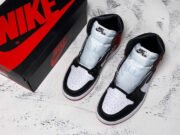 Air Jordan 1 Retro High “Satin Black Toe” CD0461-016 - Image 4