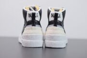SACAI X NIKE BLAZER MID BLACK GREY BV0072-002 - Image 2