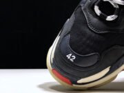BLCG TRIPLE S TRAINER 'BLACK RED' 2018 533882 W09O1 1000 - Image 9