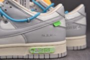 OFF-WHITE X NIKE SB DUNK LOW OW WHITE GREY BLUE DM1602-115 - Image 6