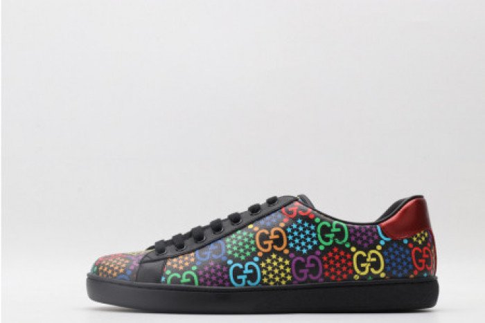 e6f6ac97f3cc42c7badef6b6be090edc2eecdd01 GUCC ACE EMBROIDERED LOW-TOP SNEAKER 610085 H2020 1110 - Image 1