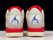 Air Jordan 3 Retro "CHARITY GAME" sail red mens 136064-140 - Image 10