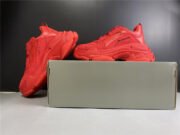 BLCG ALL OVER LOGO TRIPLE S SNEAKER RED 524039 W2FA1 7632 - Image 3