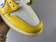 Air Jordan 1 x Off-White NRG White/Dark Powder Yellow-Cone AQ0818-149 - Image 4