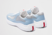 Patent leather and technical fabric Prada America's Cup sneakers - Image 2