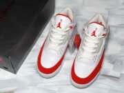 Air Jordan 3 Retro Tinker White University Red CJ0939-100 - Image 8