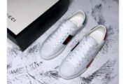 GUCC ACE EMBROIDERED LOW-TOP SNEAKER WHITE WITH LOGO - Image 7