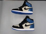 FRAGMENT DESIGN X AIR JORDAN 1 “GLITTER” CK5566-400 - Image 6