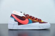 Nike Blazer Low sacai KAWS Red DM7901-600 - Image 9