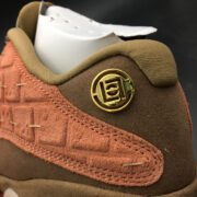 CLOT x Air Jordan 13 Low Sepia Stone/Canteen-Terra Blush AT3102-200 - Image 12