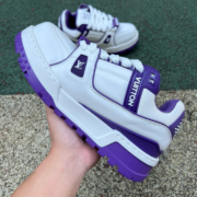 LV TRAINER MAXI White-purple - Image 4