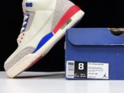 Air Jordan 3 Retro "CHARITY GAME" sail red mens 136064-140 - Image 2