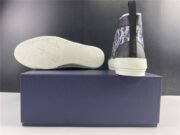 DR B23 High Top Oblique Sneaker Black & White - Image 9