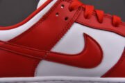 NIKE DUNK LOW UNIVERSITY RED WHITE CU1727-100 - Image 6